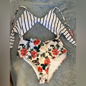 One piece bathing suit